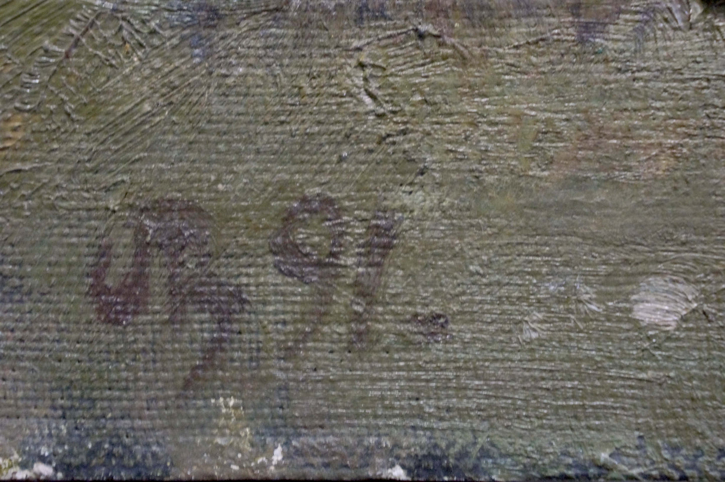 Oil painting It's a nasty day Leshchenko Valentin Alekseevich