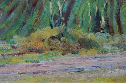 Arkady Efimovich Strelov's oil painting "Spring Earth"
