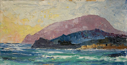 Oil painting Sea landscape Sigalevich L.E.