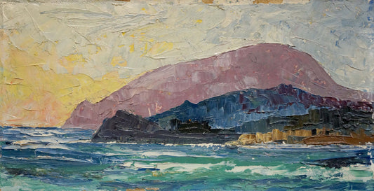 Oil painting Sea landscape Sigalevich L.E.