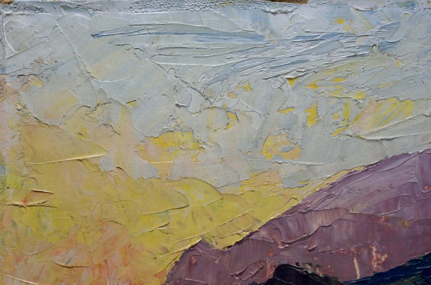 Oil painting Sea landscape Sigalevich L.E.