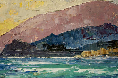 Oil painting Sea landscape Sigalevich L.E.