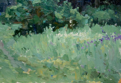 Oil painting Forest landscape Mordovets Andrey Nikitich