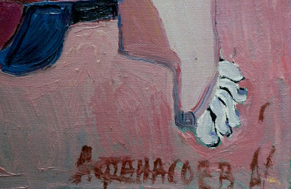 Abstract oil painting Music Afanasyev Vladimir Nikolaevich