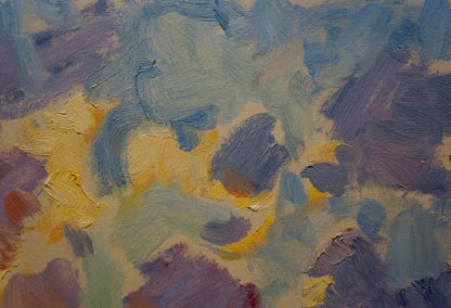 Oil painting Sunset on the vineyards Petr Kolomoitsev