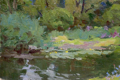 Oil painting Natural landscape Kalatsyuk Yakov Alekseevich