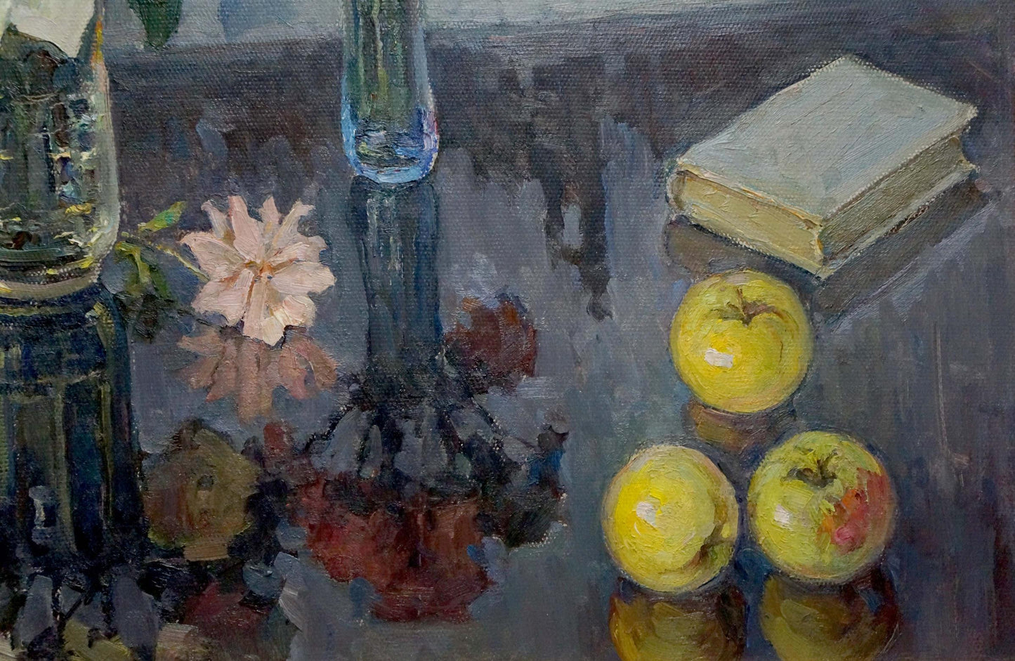 Oil painting Still life with roses Gorobets Pavel Matveevich