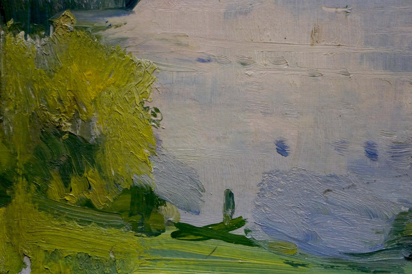 Oil painting Forest Lake Sologubov Nikolay Vasilievich