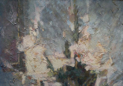 Oil painting Still life with flowers Zhurakovsky Victor Petrovich