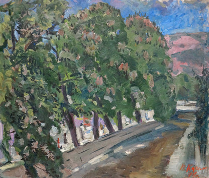 Oil painting A park Karelin Vyacheslav