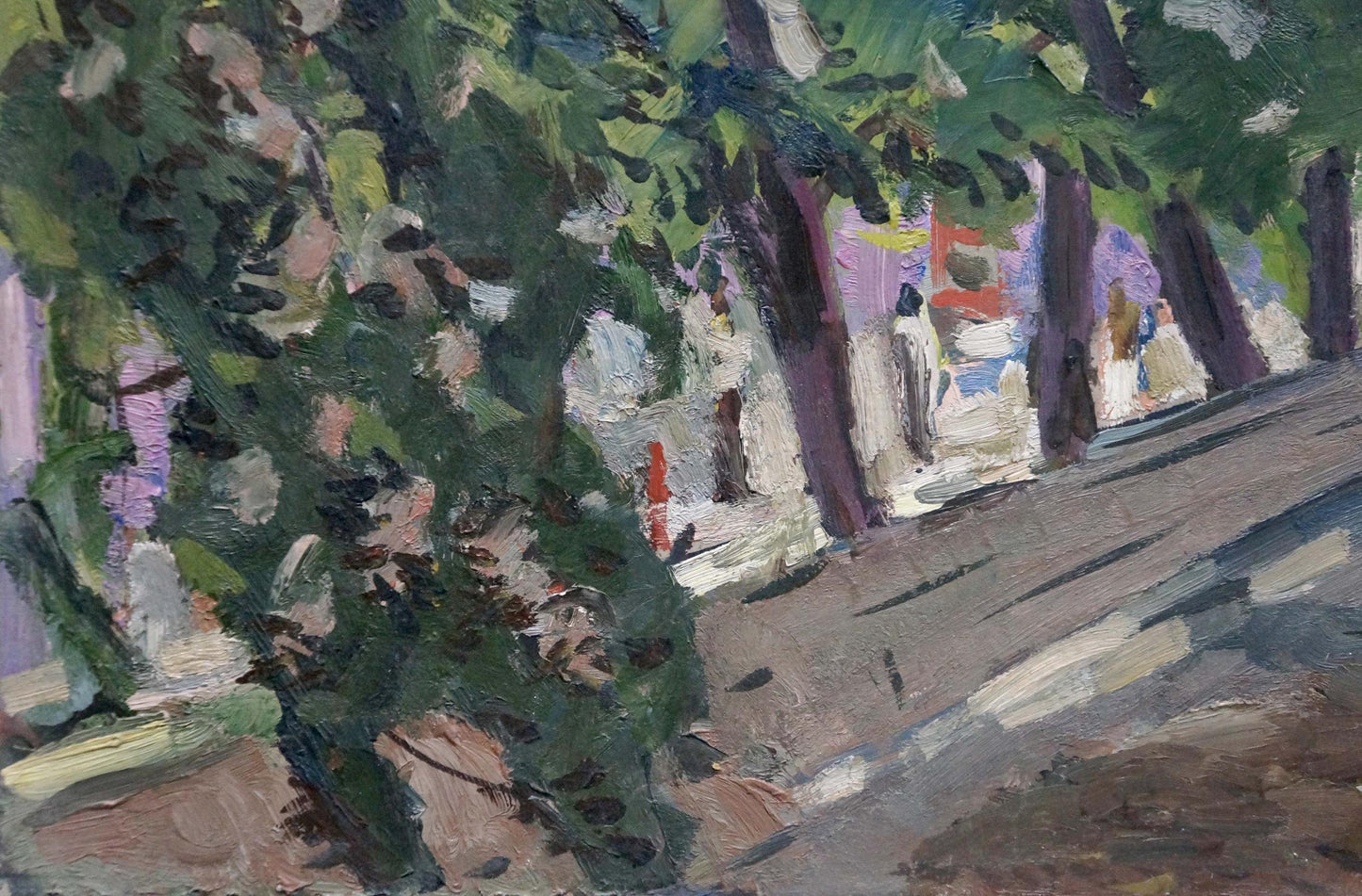 Oil painting A park Karelin Vyacheslav