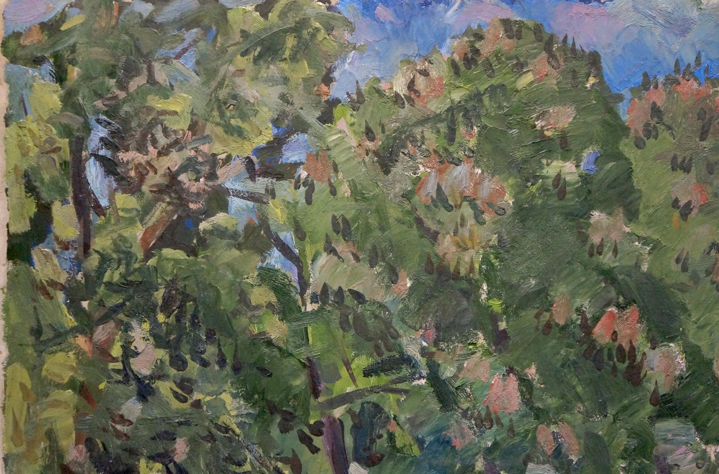 Oil painting A park Karelin Vyacheslav