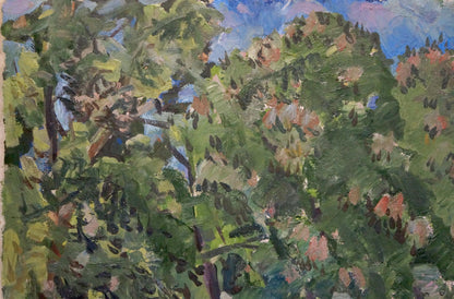 Oil painting A park Karelin Vyacheslav