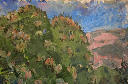 Oil painting A park Karelin Vyacheslav