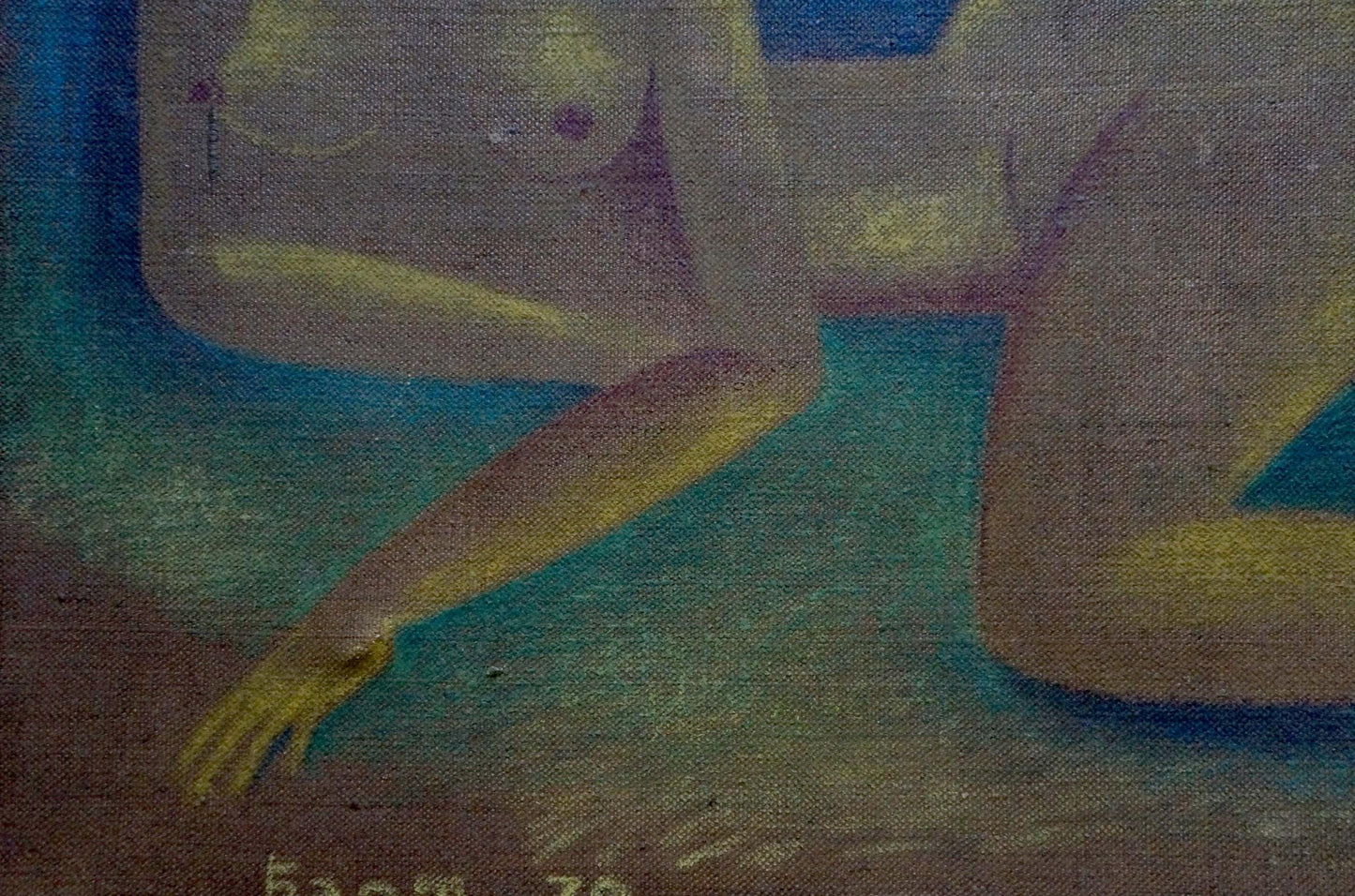 Oil painting Naked girl Victor Sergeevich Bart