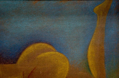 Oil painting Naked girl Victor Sergeevich Bart