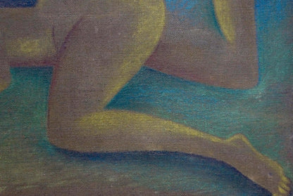 Oil painting Naked girl Victor Sergeevich Bart