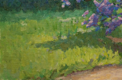 Oil painting Lilac blooms Fedorov Nikolay Alekseevich
