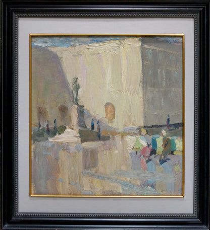 Oil painting Landscape Square Dulfan Lucien Veniaminovich