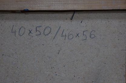 Oil painting Landscape of the plains