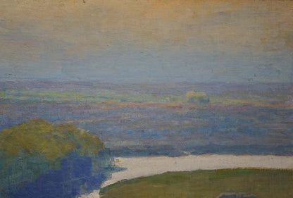 Oil painting The river flows Fedorov Nikolay Alekseevich
