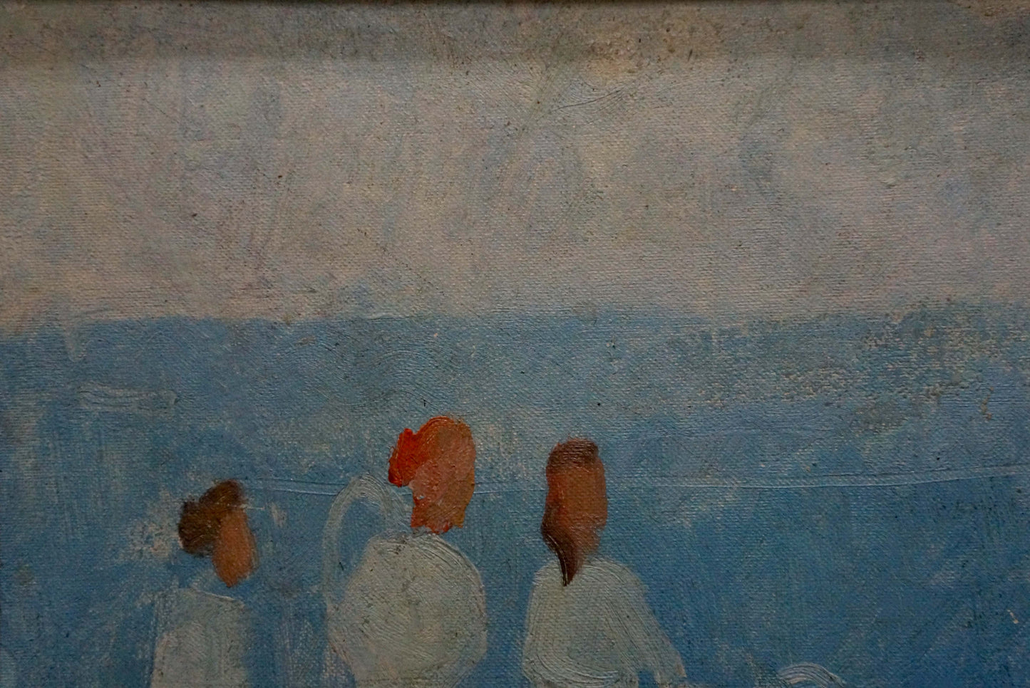 Oil painting Tennis players