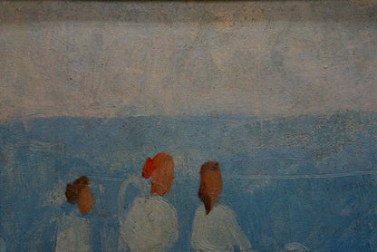 Oil painting Tennis players