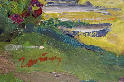 Oil painting Forest park Gantman Moisey Faibovich