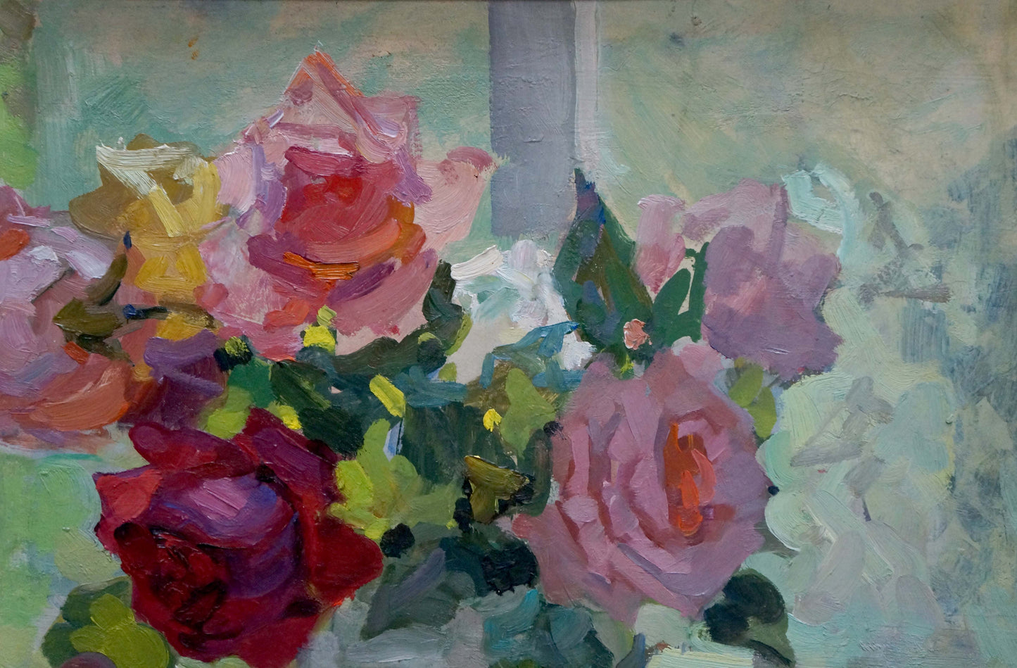 Oil painting Grape flowers Merkuryev Alexey Efimovich
