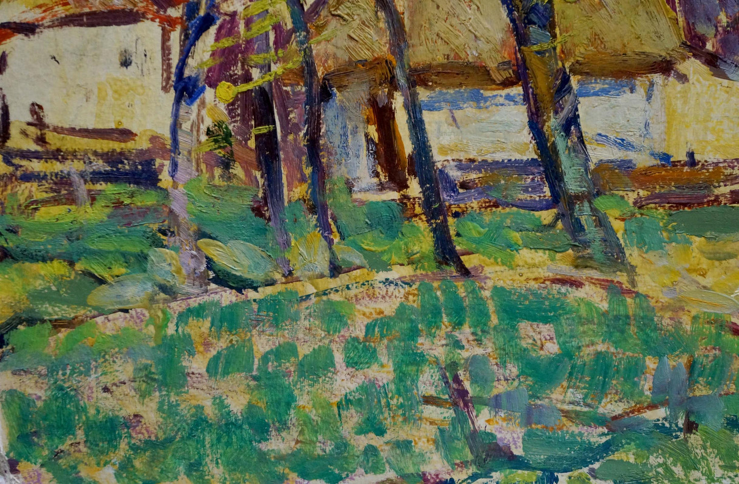 Oil painting Village Kisel Ivan Gordeevich