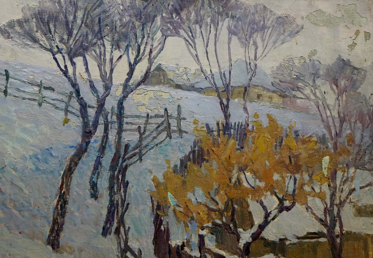 Oil painting At the well Kurennoy Andrey Nikiforovich