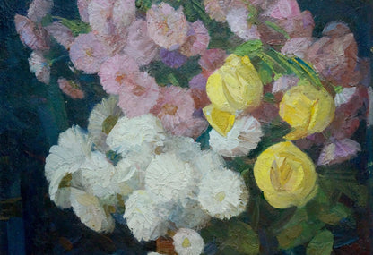 Oil painting Daisies Kondratyuk Vasily Ivanovich