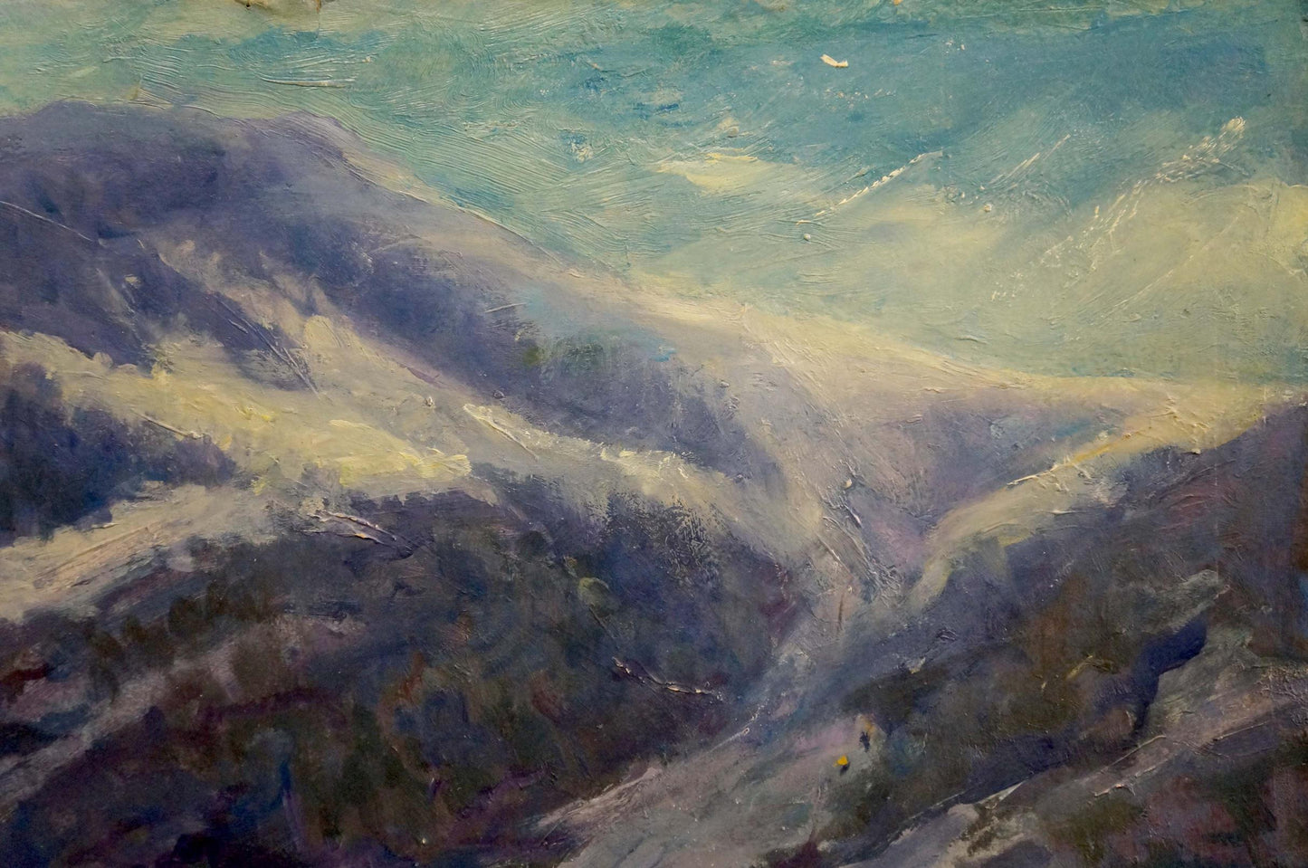 Oil painting Mountain landscape Shakhriy A. A.