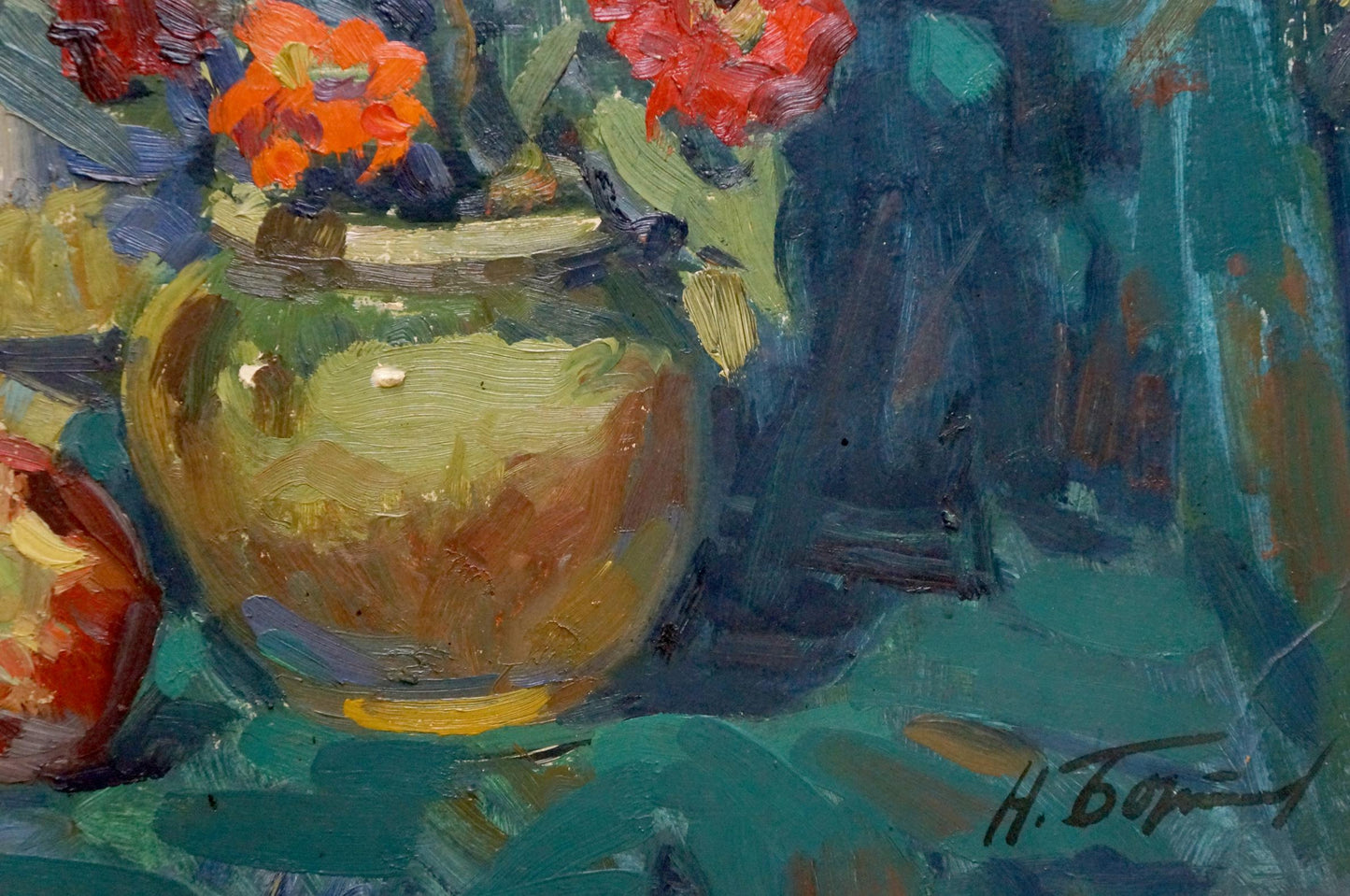 Oil painting Still life Bortnikov Nikolay Fedorovich