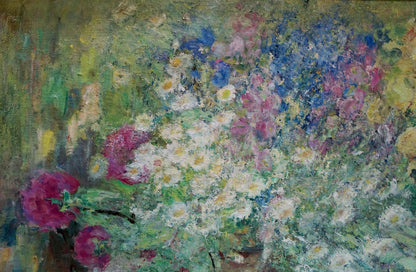 Oil painting June flowers Naumova Tamara Sergeevna