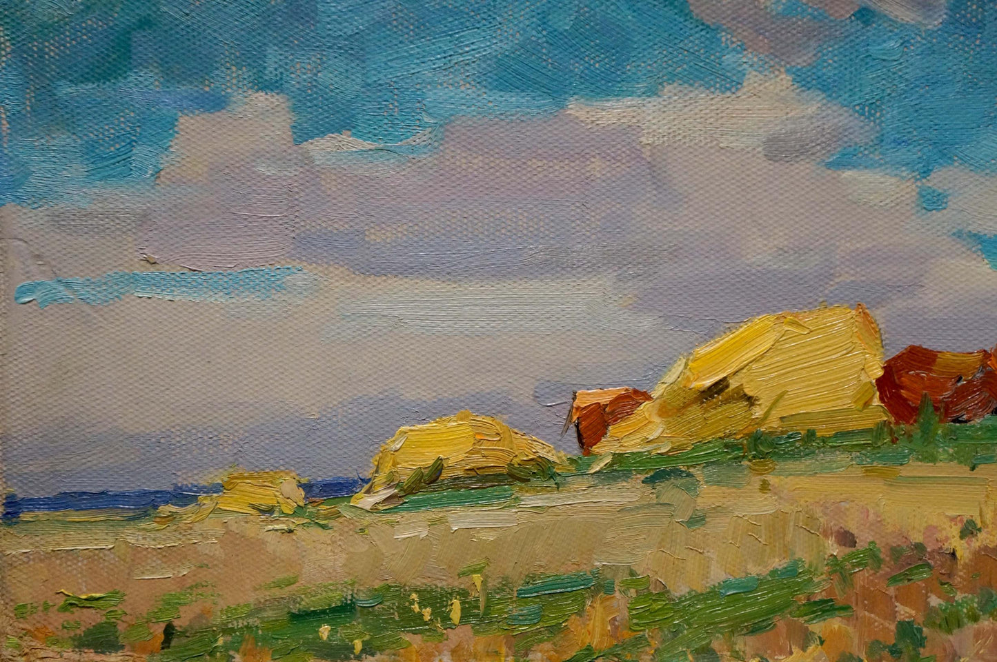 Oil painting Sunny day Sevastyanov Viktor Grigorievich