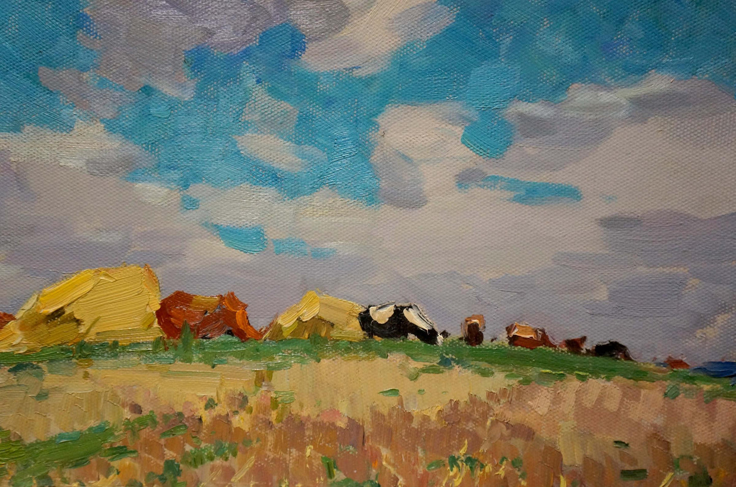 Oil painting Sunny day Sevastyanov Viktor Grigorievich
