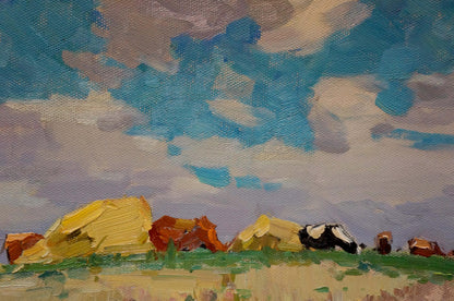 Oil painting Sunny day Sevastyanov Viktor Grigorievich