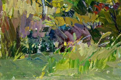 Oil painting Summer landscape Kokin Mikhail Alexandrovich
