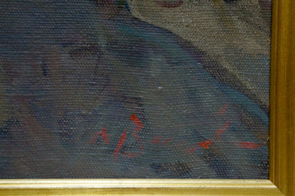 Oil painting Two people Valentin Viktorovich Volkov