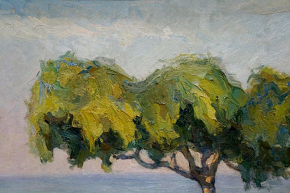 Oil painting Summer landscape Robert Rafailovich Falk