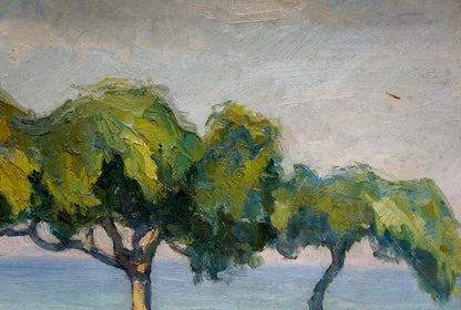 Oil painting Summer landscape Robert Rafailovich Falk