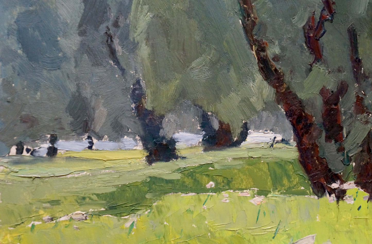 Oil painting Old oak Sevastyanov Viktor Grigorievich