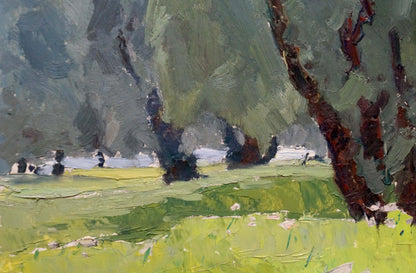 Oil painting Old oak Sevastyanov Viktor Grigorievich