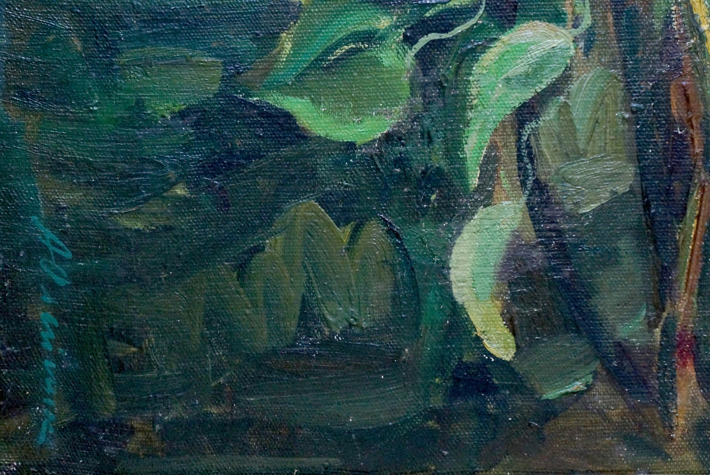 Oil painting Lilac branch Oleinik Anna Petrovna