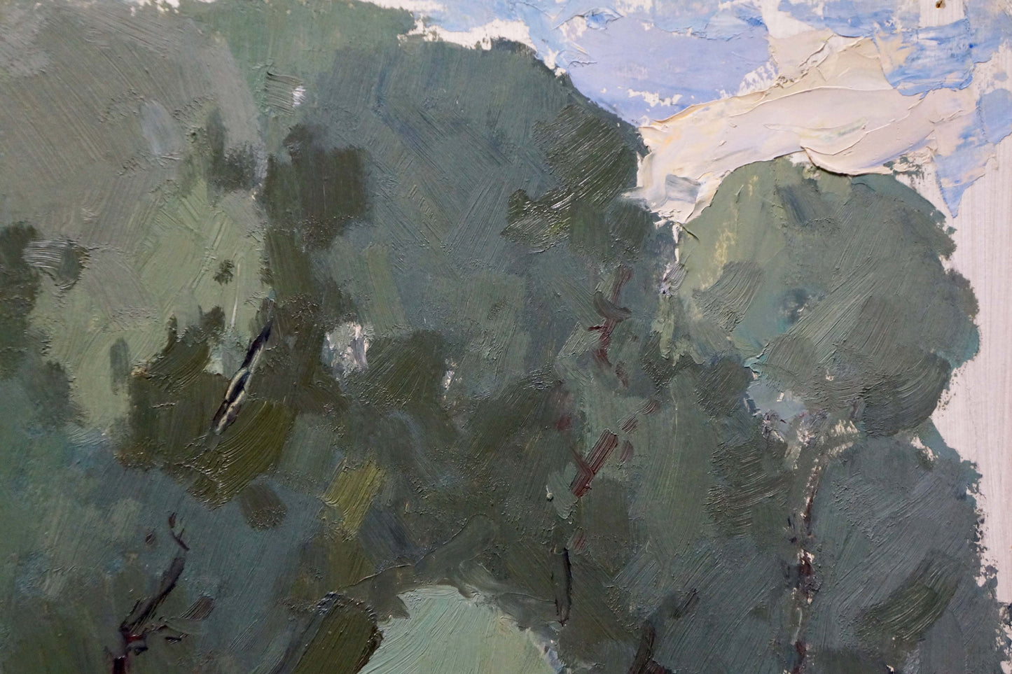 Oil painting Old oak Sevastyanov Viktor Grigorievich