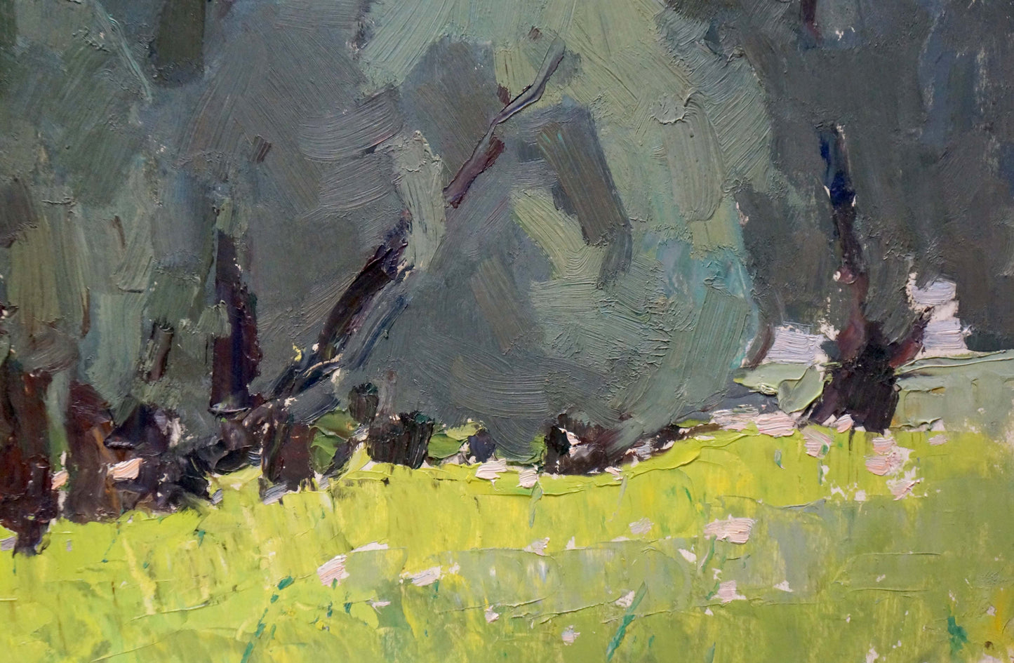 Oil painting Old oak Sevastyanov Viktor Grigorievich