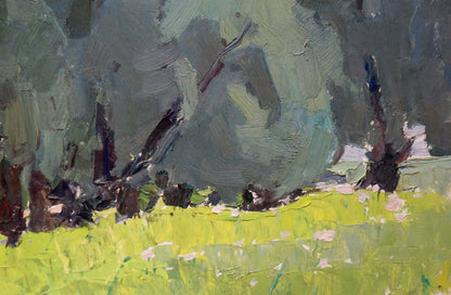 Oil painting Old oak Sevastyanov Viktor Grigorievich