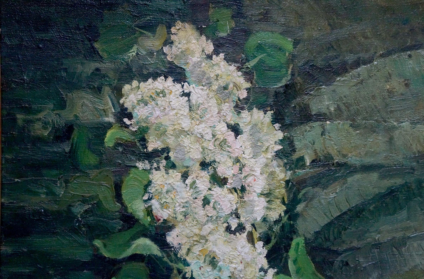 Oil painting Lilac branch Oleinik Anna Petrovna