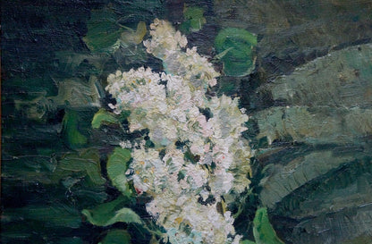 Oil painting Lilac branch Oleinik Anna Petrovna